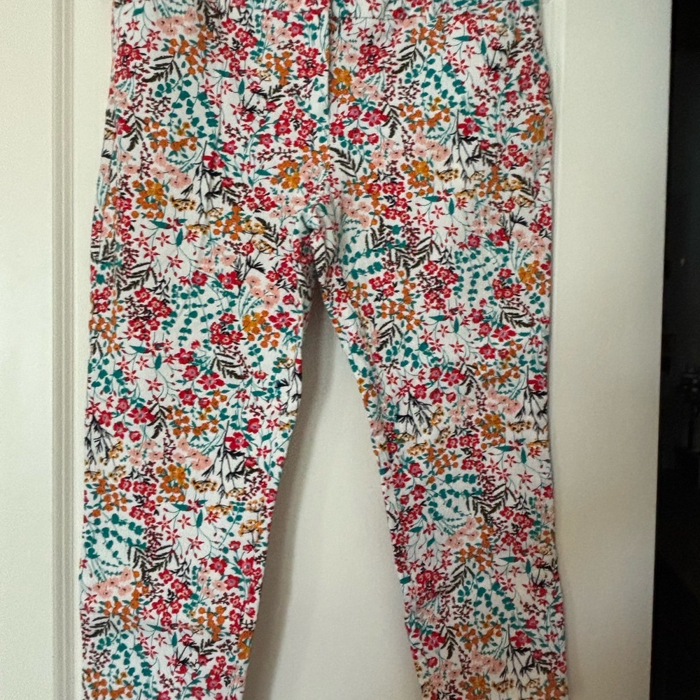 New York & Company Multicolor Floral Pants